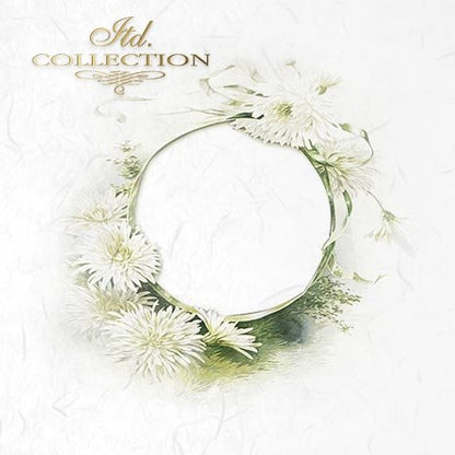 Decoupage Mini Rice Paper Set - Wildflower Frames