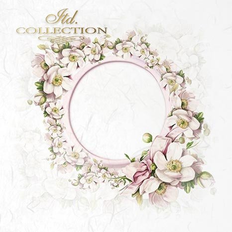 Decoupage Mini Rice Paper Set - Wildflower Frames