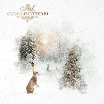 Decoupage Mini Rice Paper Set - Winter Animals