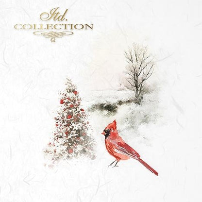 Decoupage Mini Rice Paper Set - Winter Animals