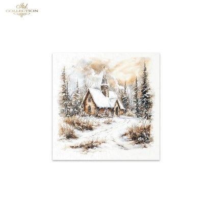 Decoupage Mini Rice Paper Set - Winter Scenery II (Special Pre-Order)