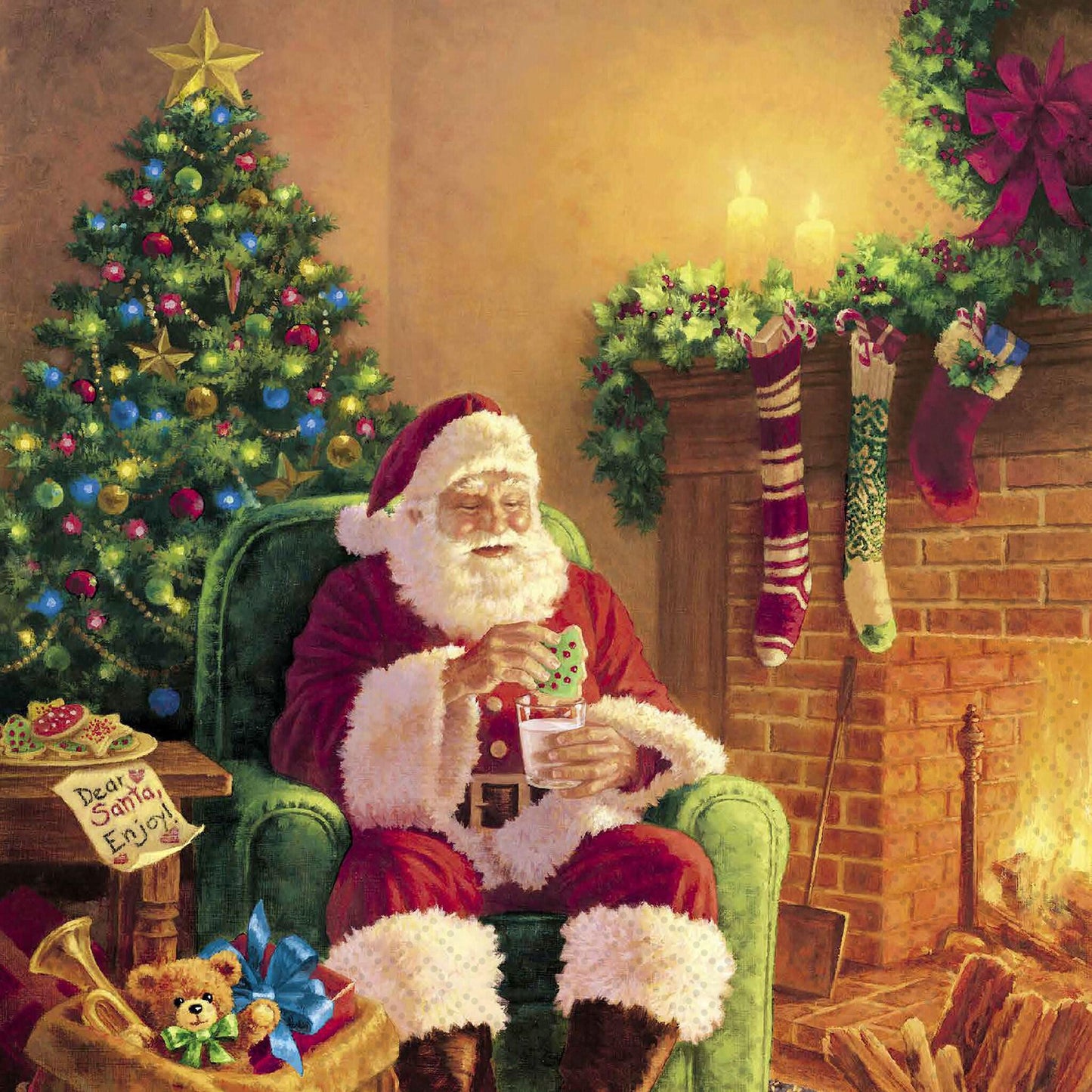Decoupage Napkin Value Bundle - Santa Claus