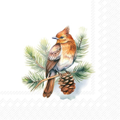 Decoupage Napkins 5" (2pcs)- Winter Wildlife