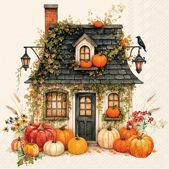 Decoupage Napkins 5" (2pcs)- Witch House
