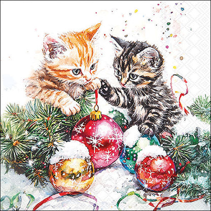 Decoupage Napkins 6.5"  (2pcs)- Adorable Kittens