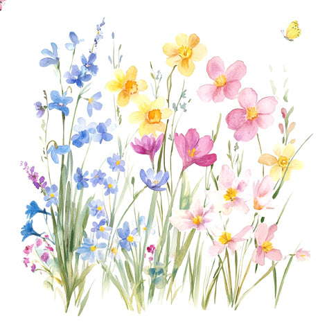 Decoupage Napkins 6.5" (2pcs)- Aiuola Di Primavera
