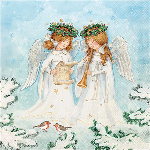 Decoupage Napkins 6.5"  (2pcs)- Angel Musicians