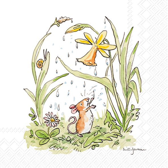 Decoupage Napkins 6.5" (2pcs)- April Shower