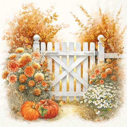 Decoupage Napkins 6.5" (2pcs)- Autumn Garden