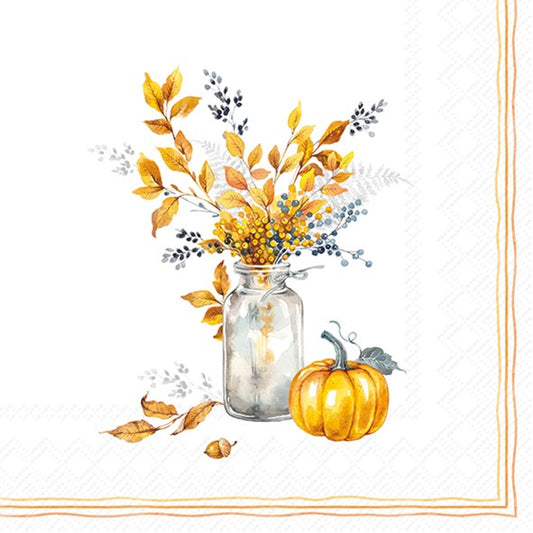 Decoupage Napkins 6.5" (2pcs)- Autumn Glow