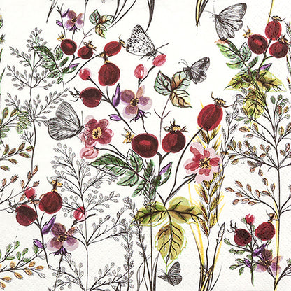 Decoupage Napkins 6.5"  (2pcs)- Autumn Scene