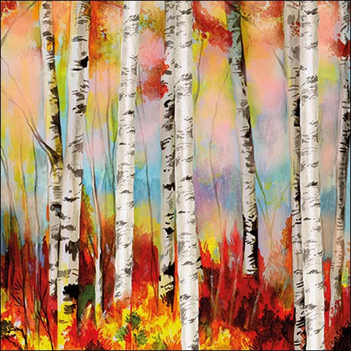 Decoupage Napkins 6.5" (2pcs)- Birch Forest