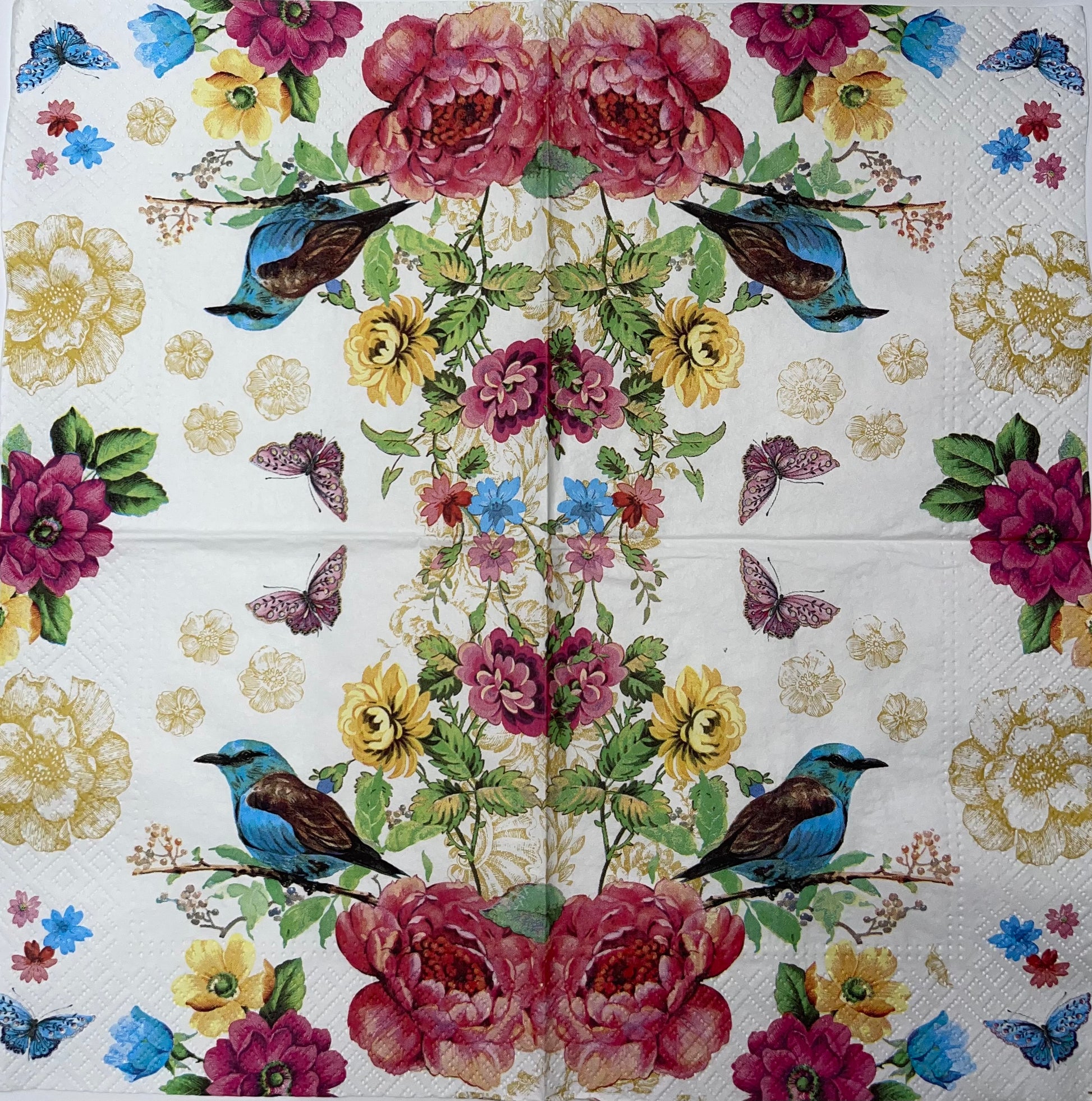 Decoupage Napkins 6.5" (2pcs)- Bird of Paradise