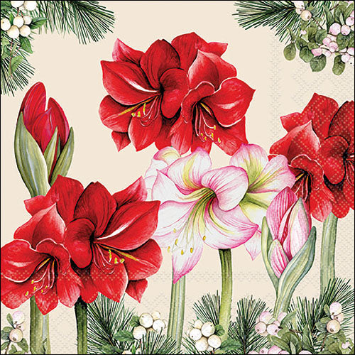 Decoupage Napkin Value Bundle - Christmas Floral
