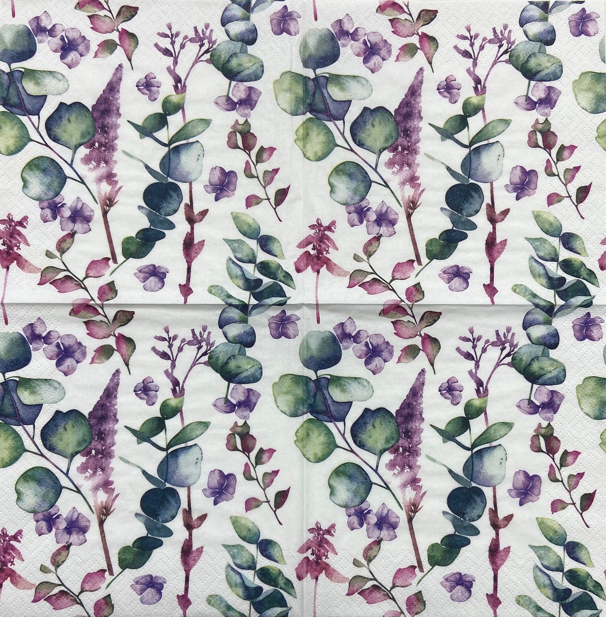 Decoupage Napkins 6.5" (2pcs)- Branches D'eucalyptus