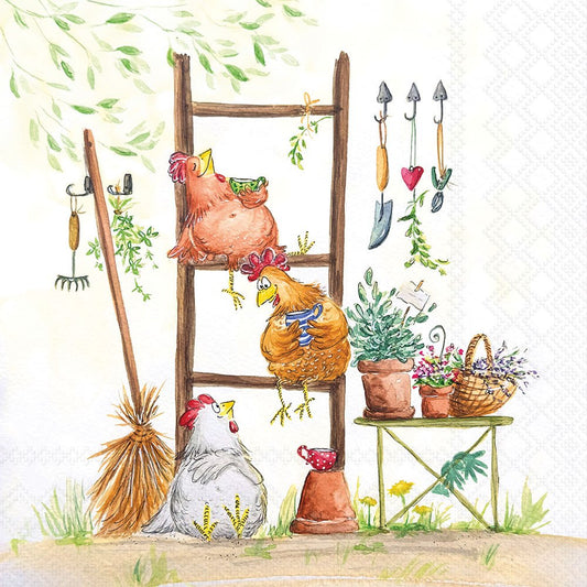 Decoupage Napkins 6.5" (2pcs)- Break Time