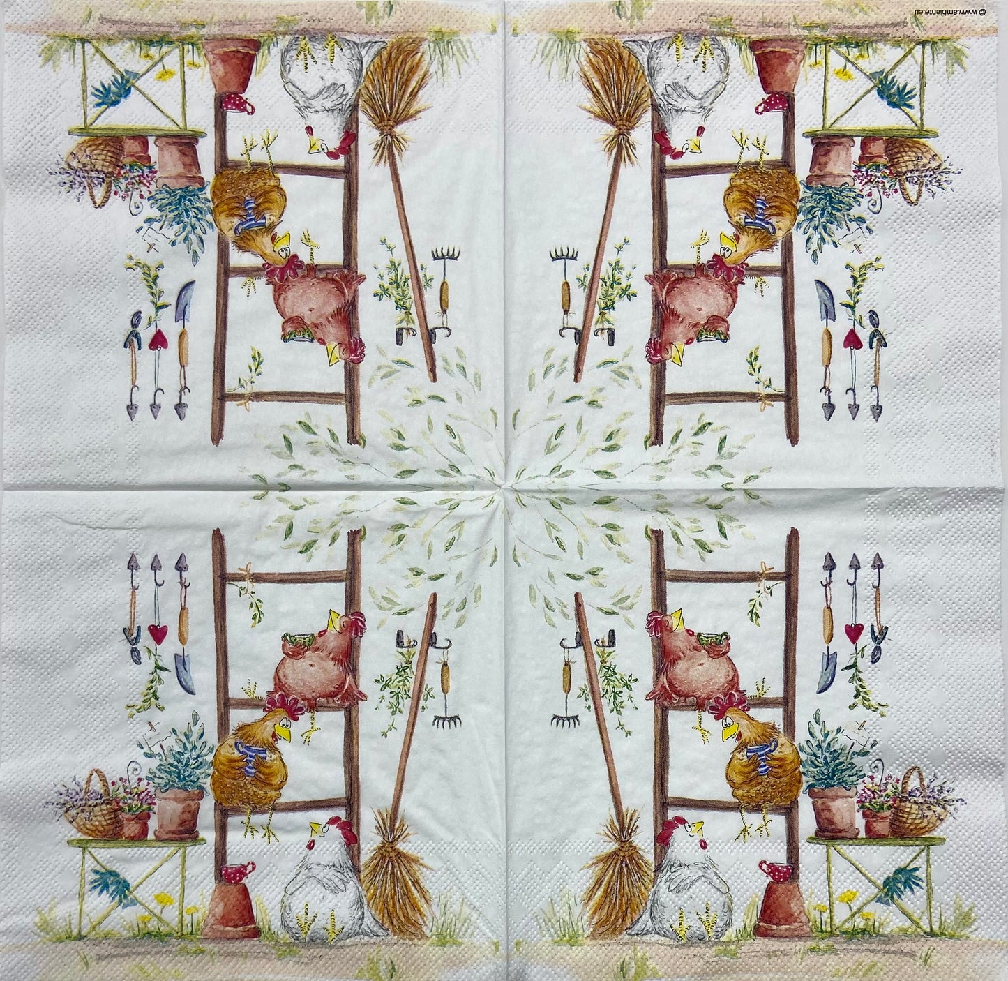 Decoupage Napkins 6.5" (2pcs)- Break Time