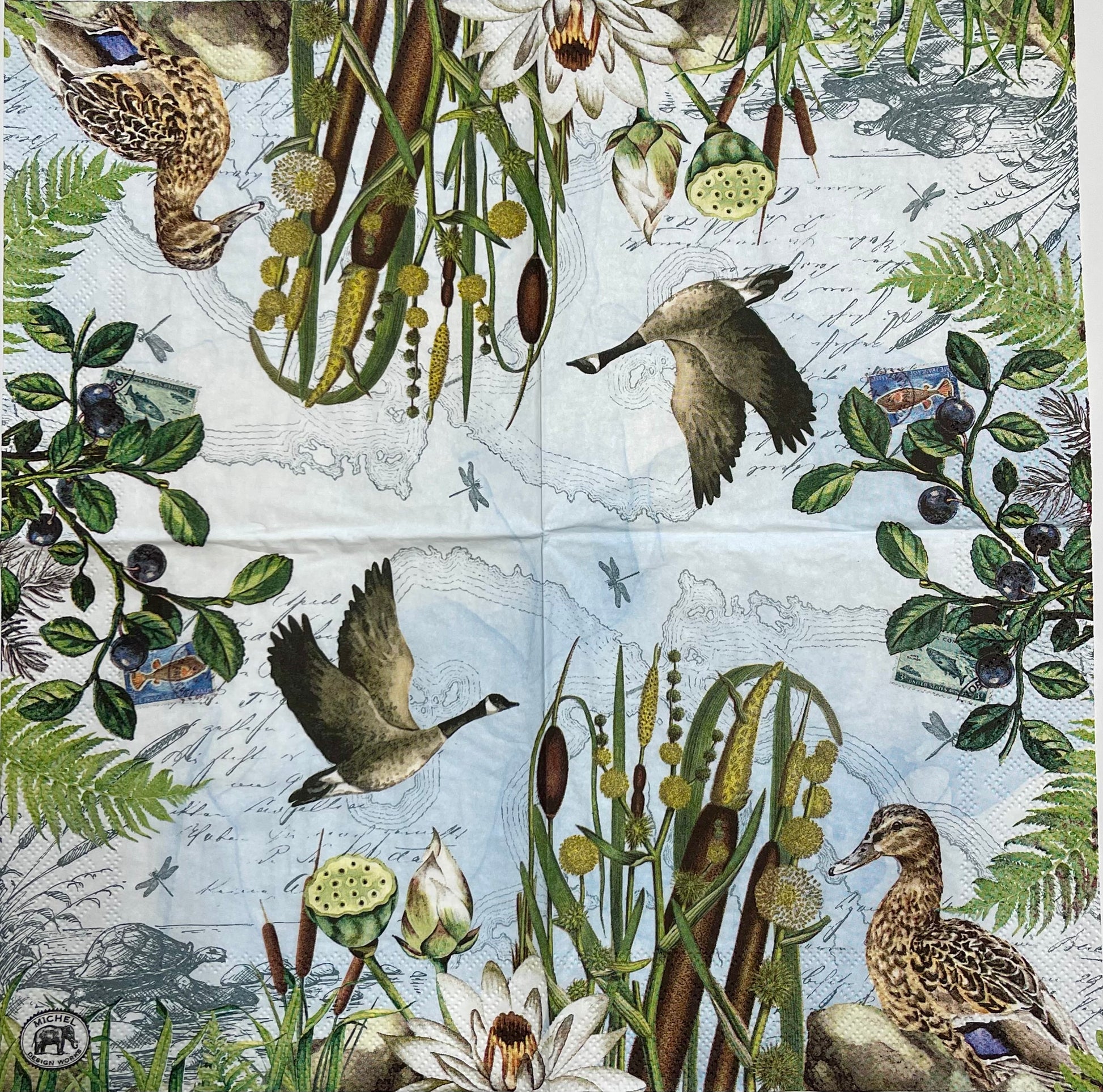 Decoupage Napkins 6.5"  (2pcs)- By The Lake