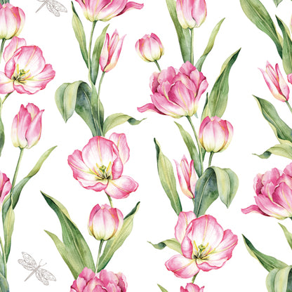 Decoupage Napkins 6.5" (2pcs)- Chaénes De Tulipes