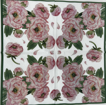 Decoupage Napkins 6.5" (2pcs)- Charming Blossom
