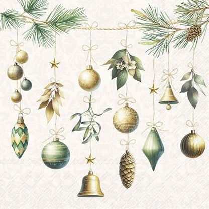 Decoupage Napkins 6.5" (2pcs)- Christmas Decorations