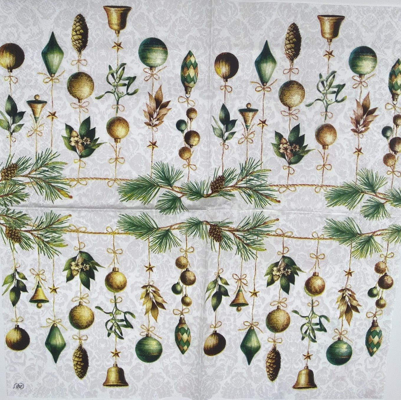 Decoupage Napkins 6.5" (2pcs)- Christmas Decorations