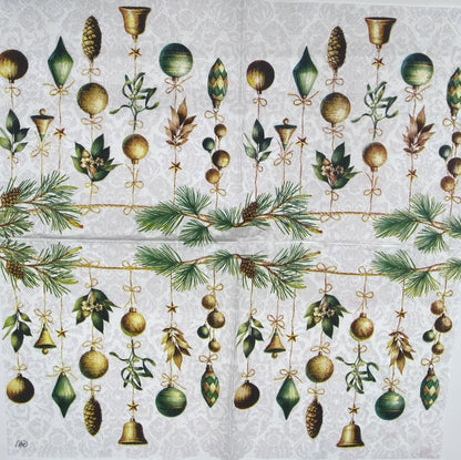 Decoupage Napkins 6.5" (2pcs)- Christmas Decorations