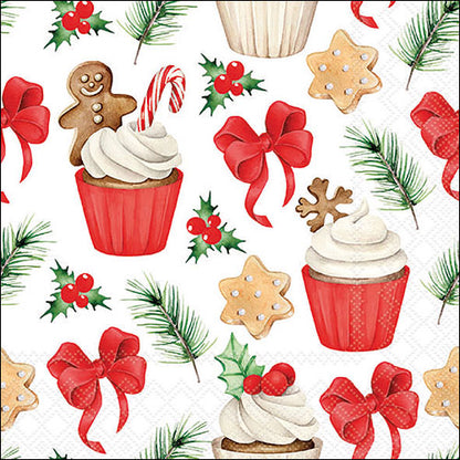 Decoupage Napkins 6.5"  (2pcs)- Christmas Sweets