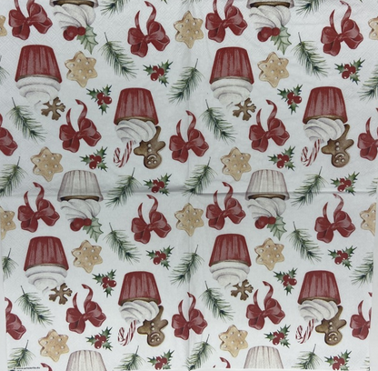Decoupage Napkins 6.5"  (2pcs)- Christmas Sweets