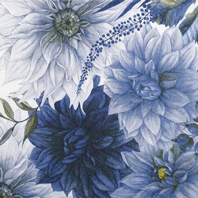 Decoupage Napkins 6.5" (2pcs)- Claudette NAVY