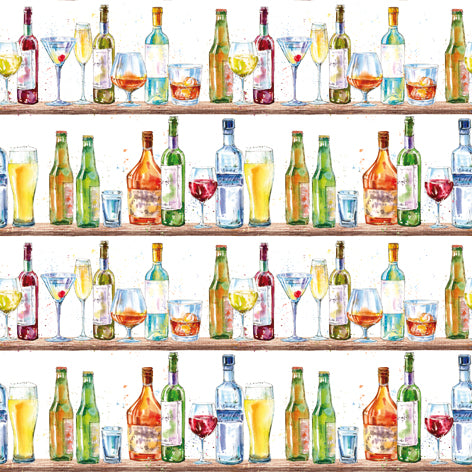 Decoupage Napkins 6.5" (2pcs)- Cocktail Bar