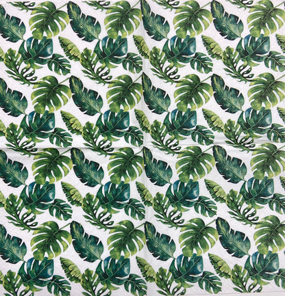 Decoupage Napkins 6.5" (2pcs)- Dense Jungle Leaves