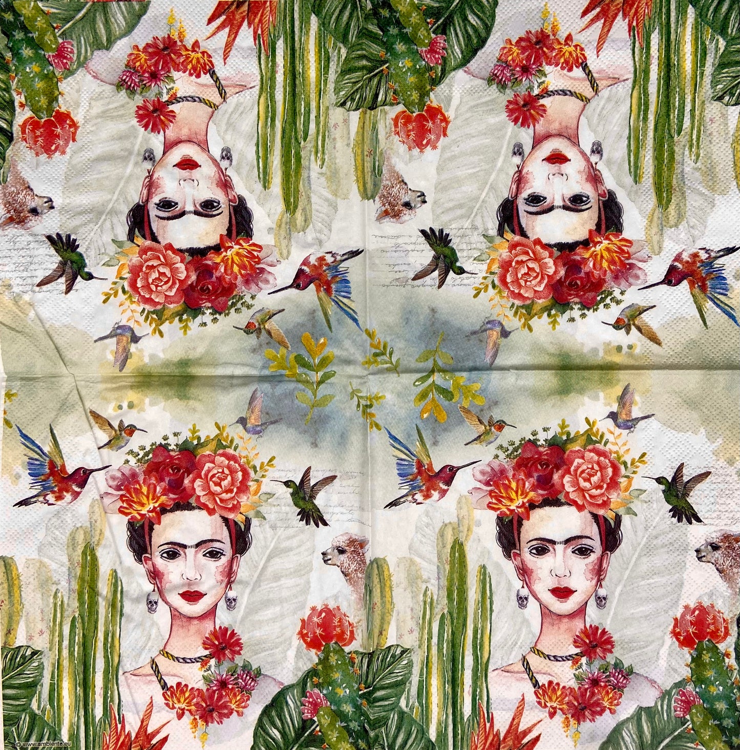 Decoupage Napkins 6.5" (2pcs)- Dorothy