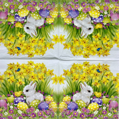 Decoupage Napkins 6.5" (2pcs)- Easter Friends