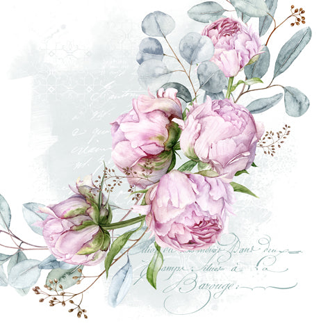 Decoupage Napkins 6.5" (2pcs)- Emilia