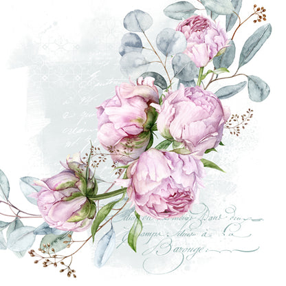 Decoupage Napkins 6.5" (2pcs)- Emilia