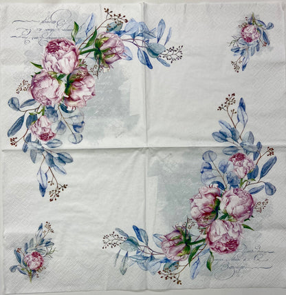 Decoupage Napkins 6.5" (2pcs)- Emilia