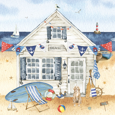 Decoupage Napkins 6.5" (2pcs)- Enjoy A Day By The Beach