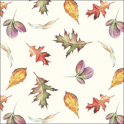 Decoupage Napkins 6.5" (2pcs)- Falling Leaves