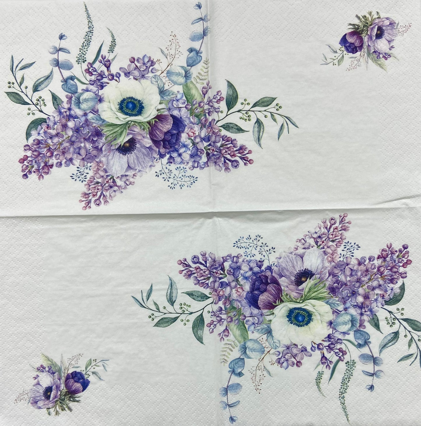 Decoupage Napkins 6.5" (2pcs)- Floraison Printaniére