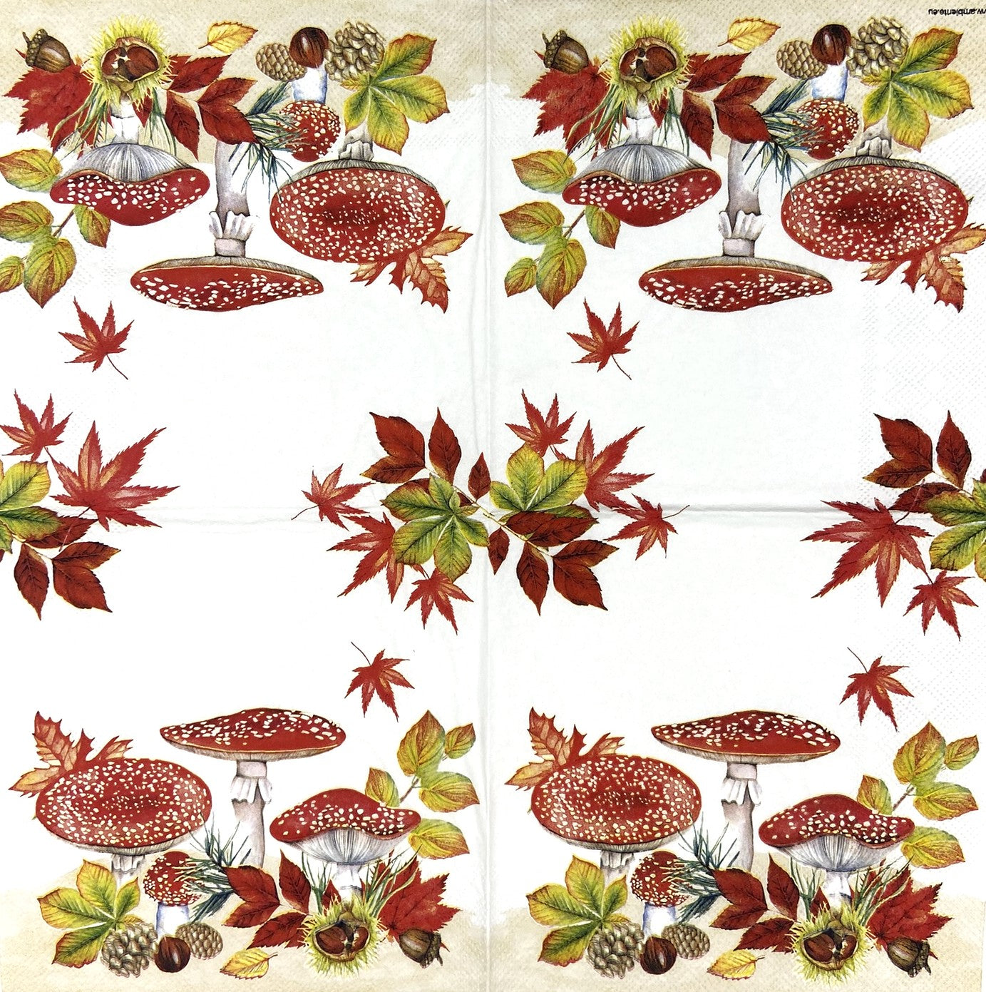 Decoupage Napkins 6.5" (2pcs)- Fly Agaric Group
