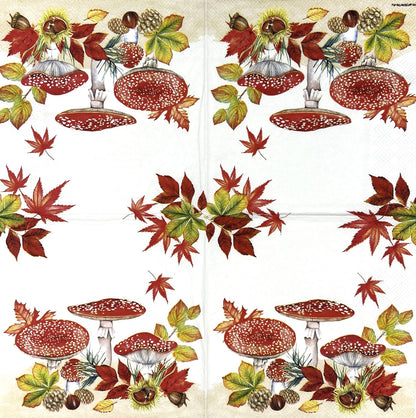 Decoupage Napkins 6.5" (2pcs)- Fly Agaric Group
