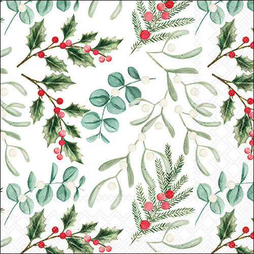 Decoupage Napkins 6.5"  (2pcs)- Foliage Scatter