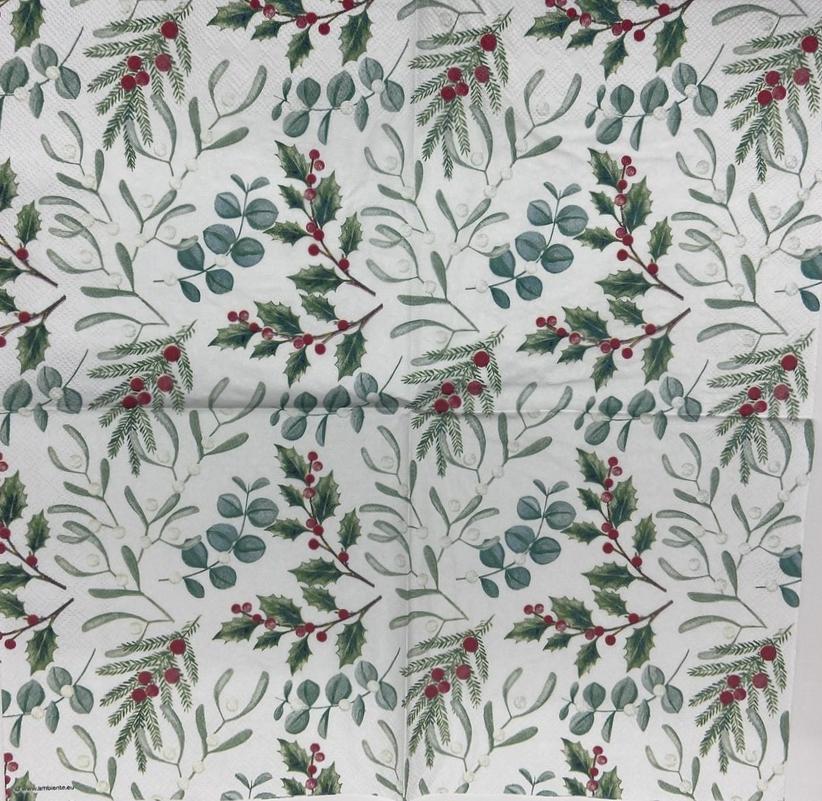 Decoupage Napkins 6.5"  (2pcs)- Foliage Scatter