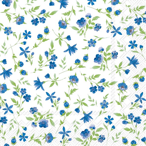 Decoupage Napkins 6.5" (2pcs)- Happy Flowers