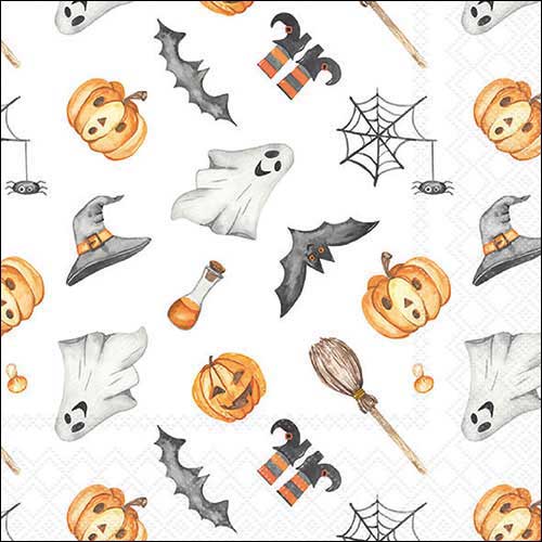 Decoupage Napkins 6.5"  (2pcs)- Happy Halloween