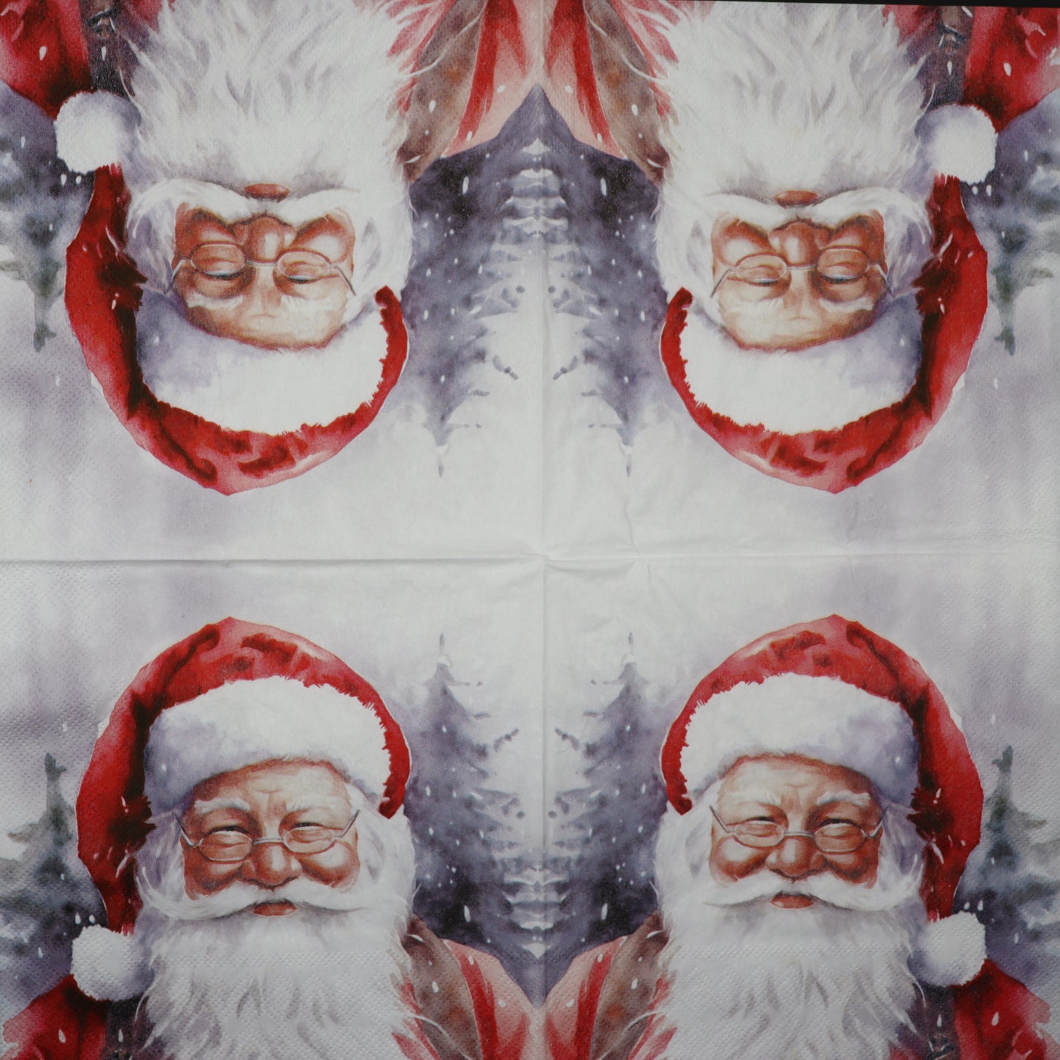 Decoupage Napkins 6.5"  (2pcs)- Happy Santa