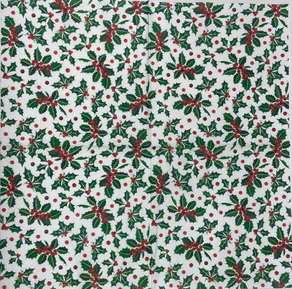 Decoupage Napkins 6.5" (2pcs)- Holly Pattern