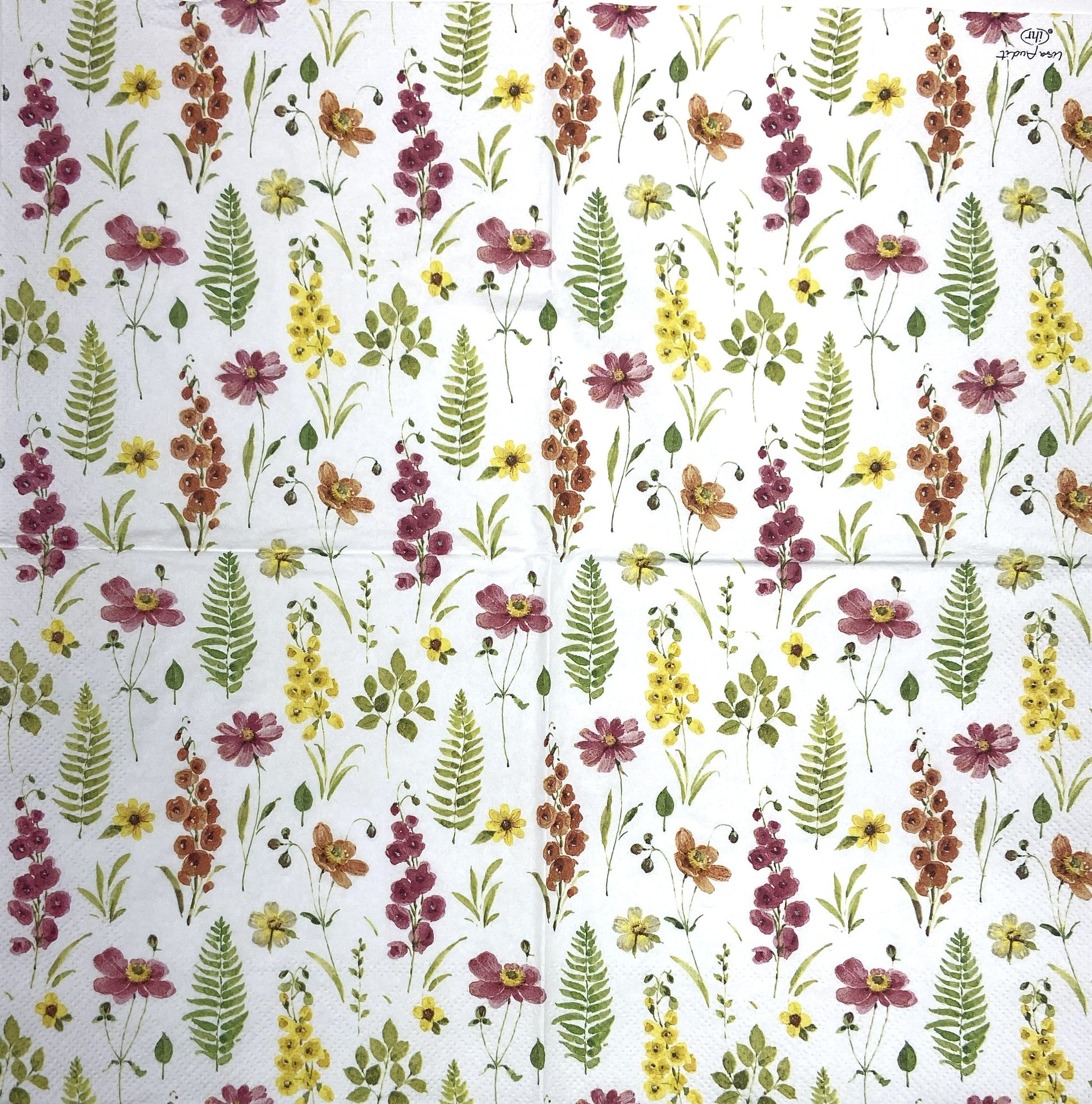 Decoupage Napkins 6.5" (2pcs)- Hop Into Flowers