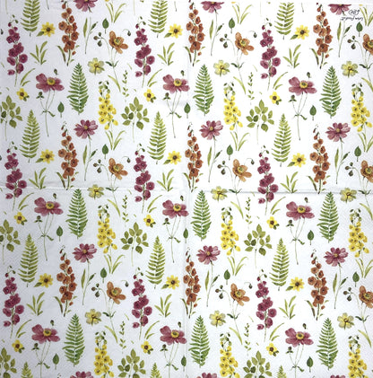 Decoupage Napkins 6.5" (2pcs)- Hop Into Flowers